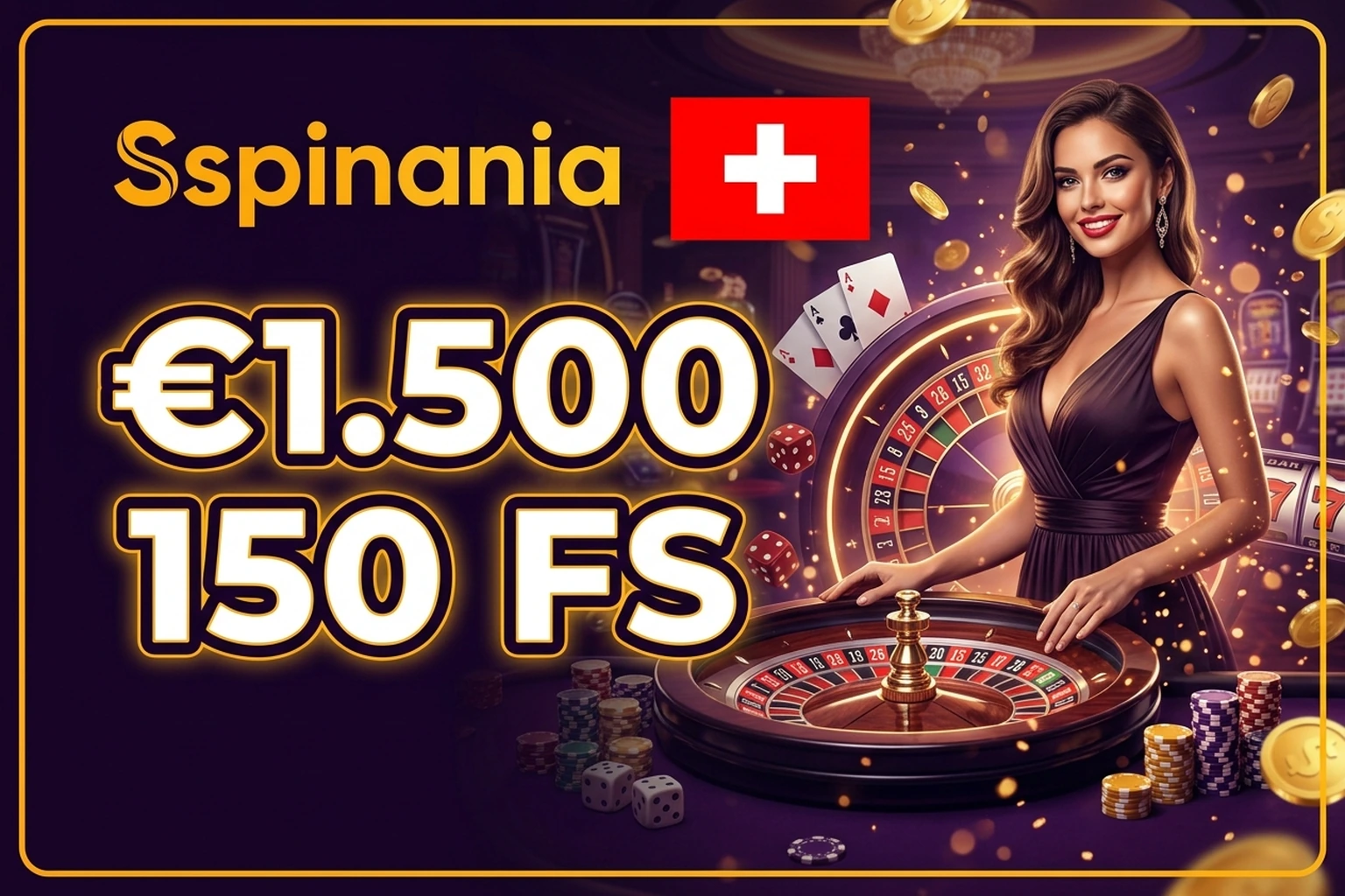 Spinania Schweiz: Offizielles Casino, Sportwetten und Live Spiele